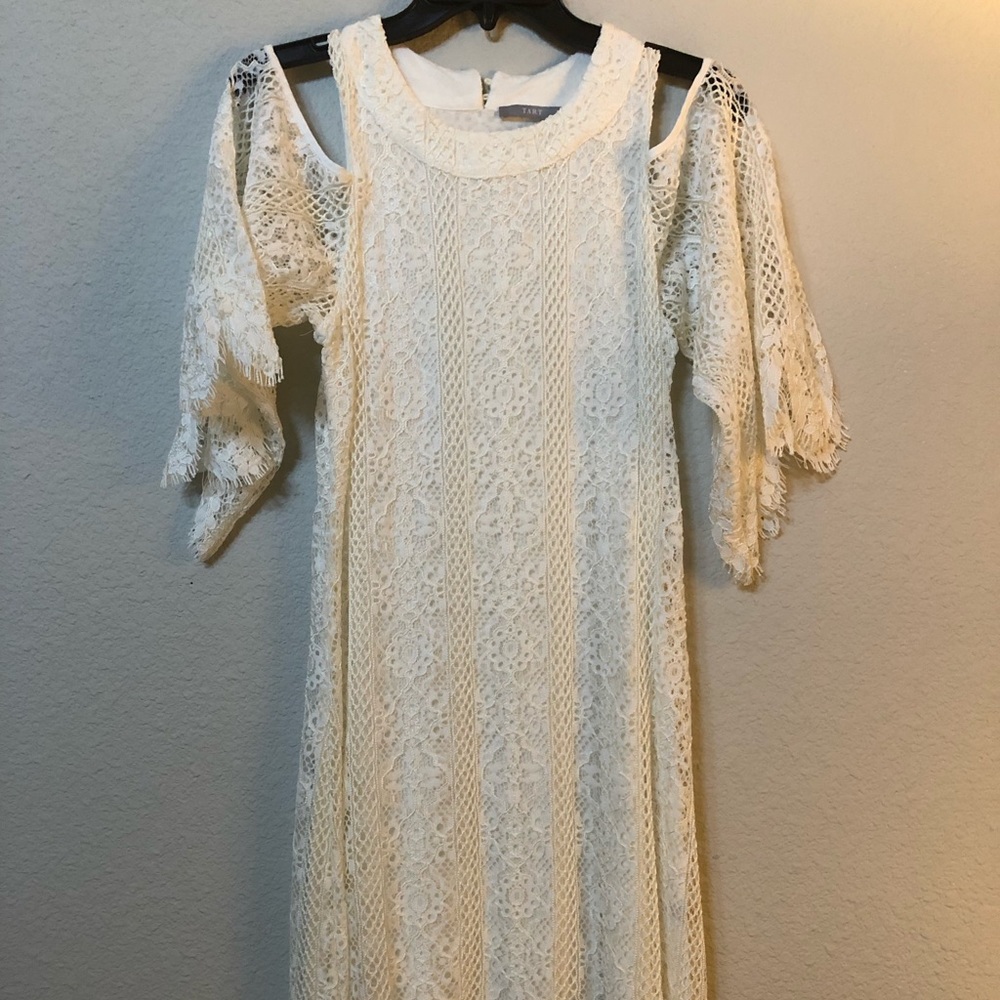 white lace dress